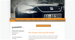 Desktop Screenshot of fahrschule-aldinger.de